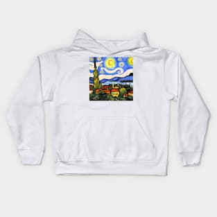 Somewhere in Italy - Van Gogh Style Kids Hoodie